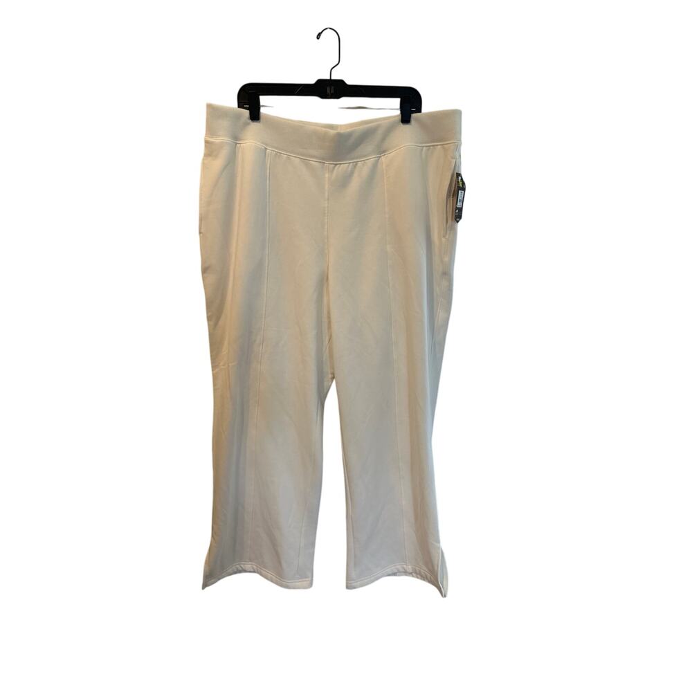 Women’s Avia Wide Leg Cream Sweatpants. Size 3X ( 22 )